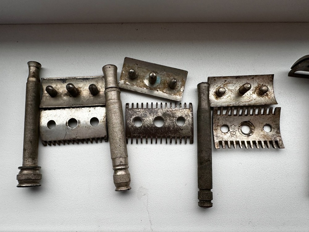 Razor with replaceable blade German and USSR WW2 1941 6 pieces