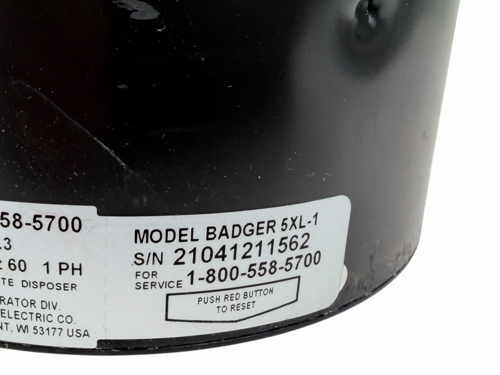 InSinkErator Badger 5XL Garbage Disposal 1/2 HP w/instructions