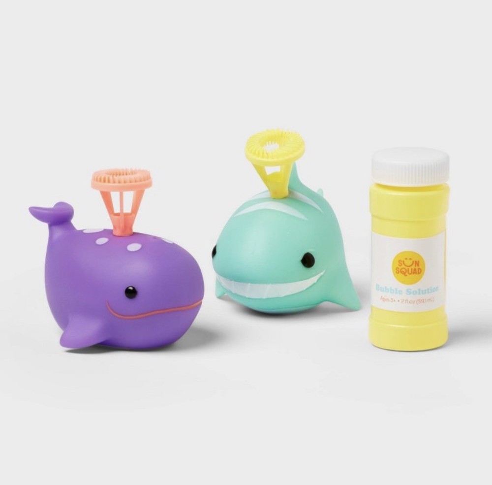 (Lot of 2) SUN SQUAD DIP-AND-SQUEEZE BUBBLE BLOWER SET, Bubbles.