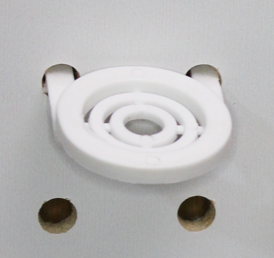 White Plastic Peg board Multi-Purpose Tool Holder 50 pk PEGBOARD NOT INCLUDED