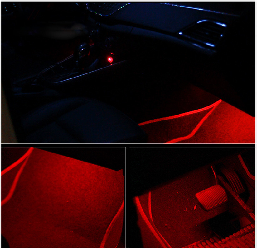 Car LED Strip Light Controller Car Interior cigarette lighter Atmosphere Lamp