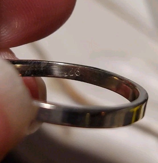 New Sterling Silver & Kingman Turquoise Adjustable Ring with Leaf Design