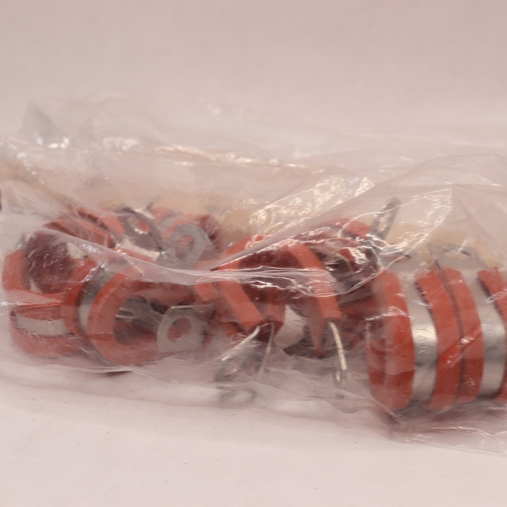 (10-Pk) Cushioned Clamp Red 5/8" STARSS10HTM1