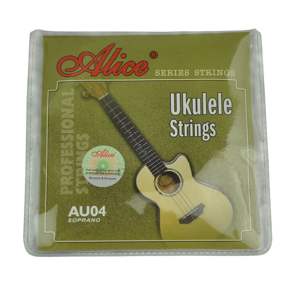 10Sets Alice Ukulele Strings Clear Nylon BFDA 4 Strings Set AU04 Soprano