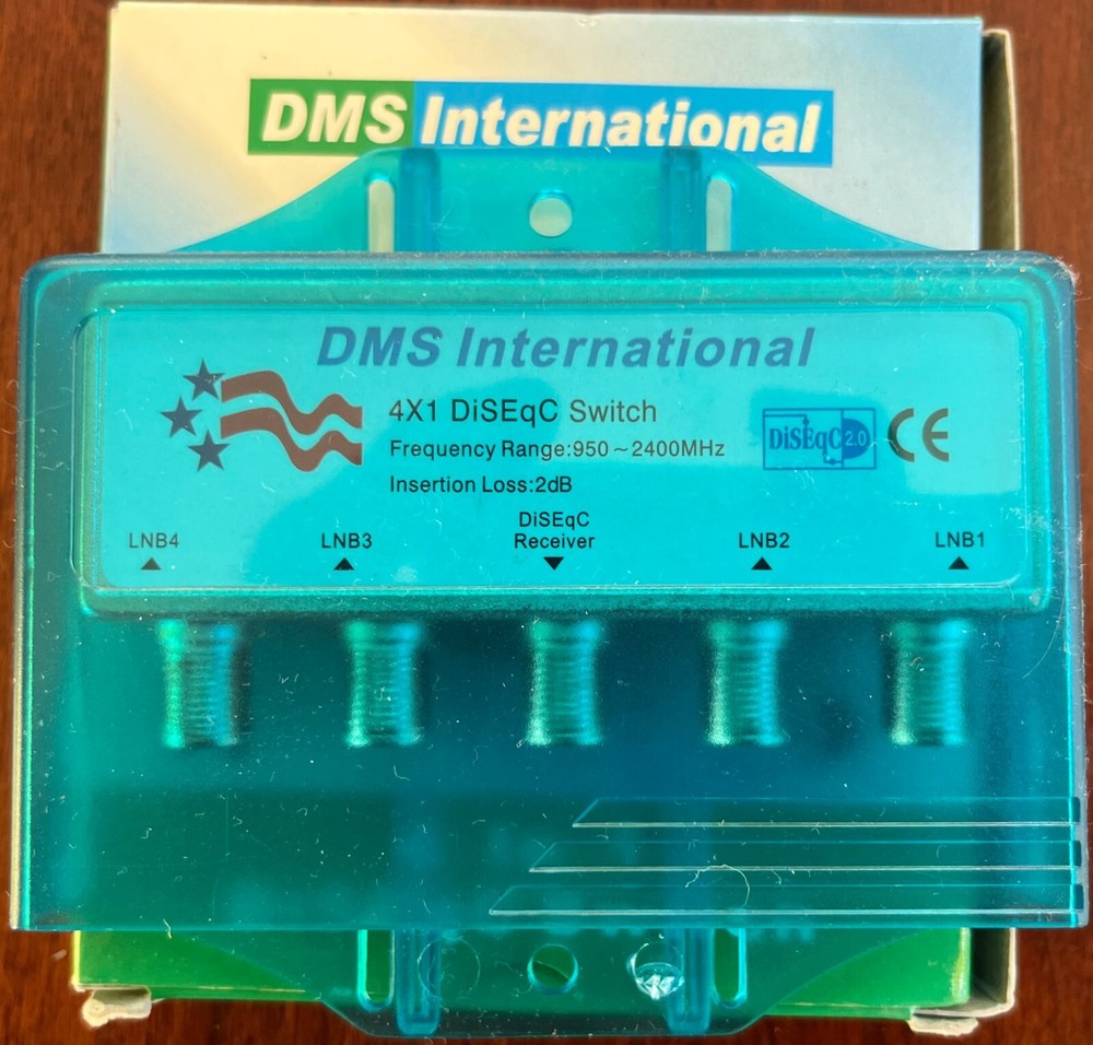 4 in 1 ( 4x1 ) DiSEqC Mini Switch DMSI Brand (Bin: C)