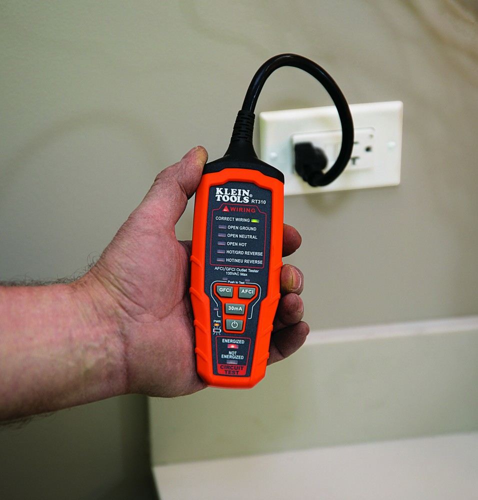Klein Tools RT310 AFCI/GFCI Outlet Tester