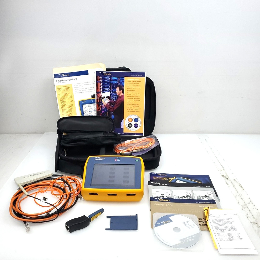 Fluke Networks EtherScope Series II Network Assistant with Case & Accessories