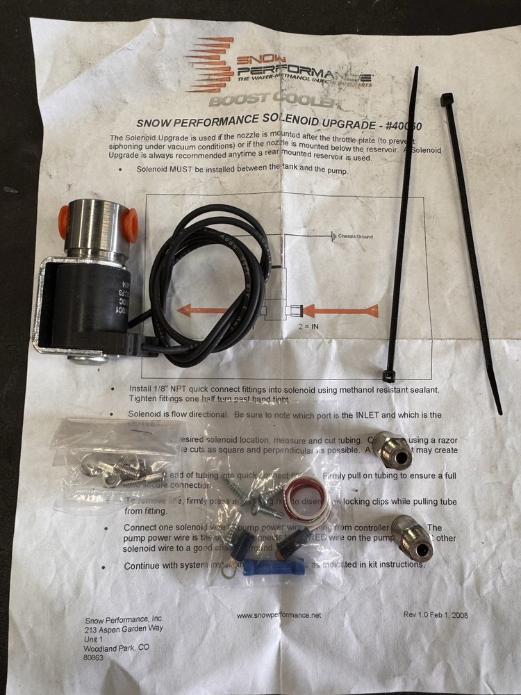 Snow Performance 40060 Solenoid Upgrade