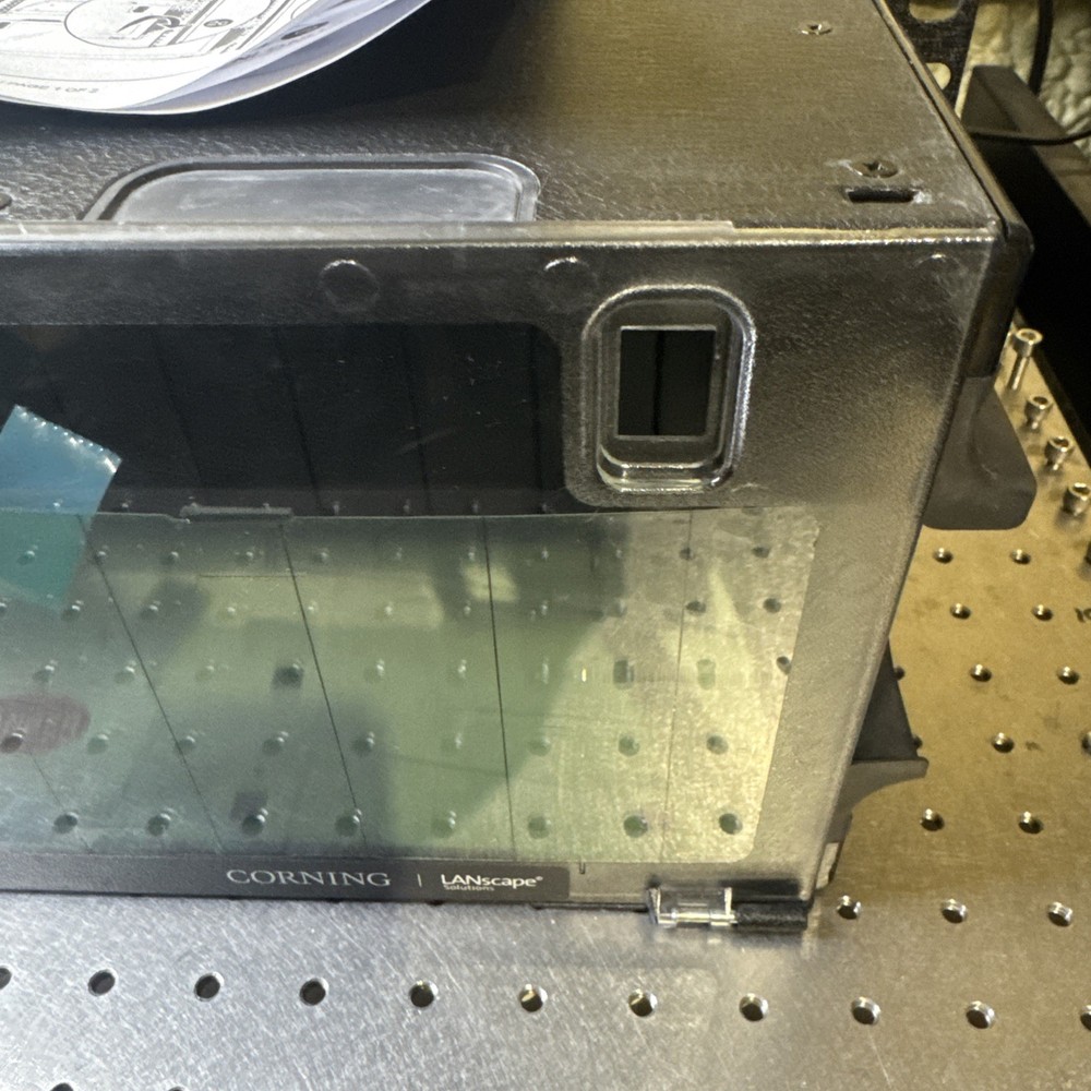 Corning CCH-04U Fiber Distribution Panel 4RU 12 Position Empty