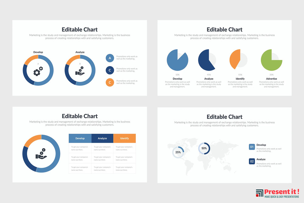 Pie Charts Infographics