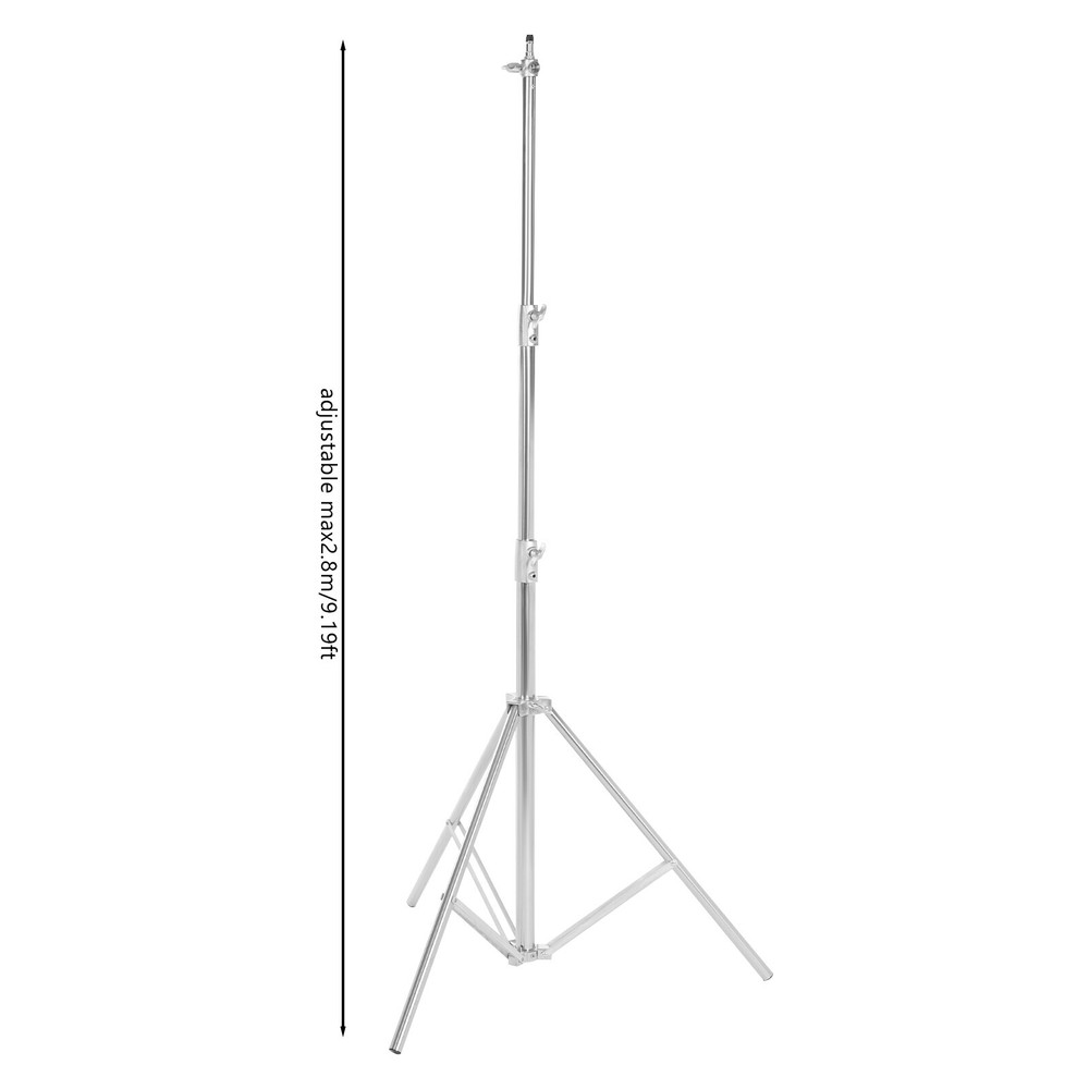 2pcs Adjustable Photography Light Stand Kit with Softbox and Backdrop Support