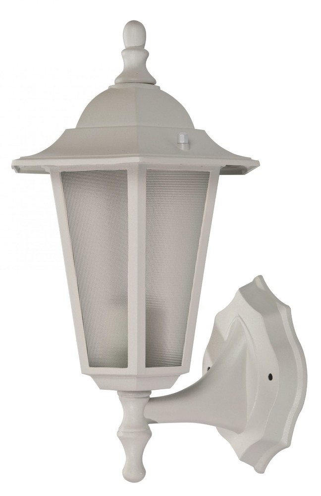 4055WH Trans Globe Imports Alexander Collection 1-Light Wall Lantern White