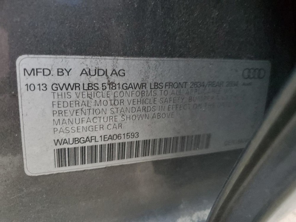 S4 AUDI 2014 Glove Box 4986763