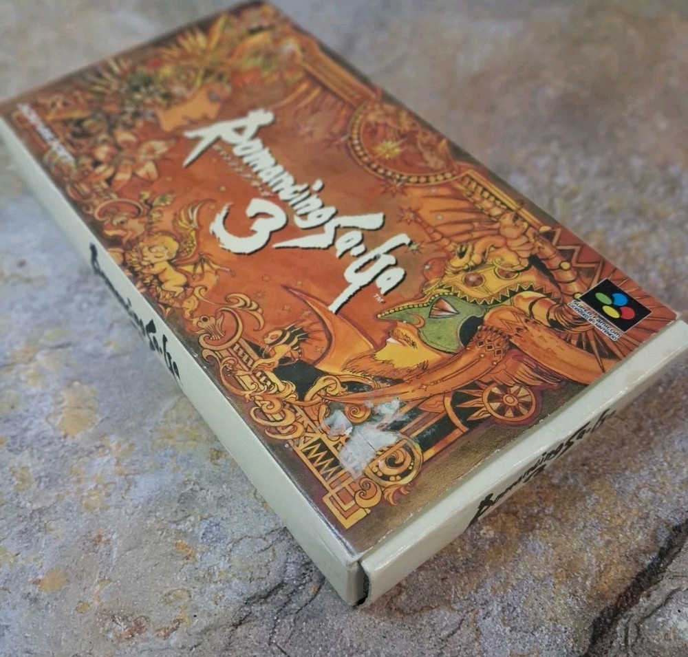 Romancing SaGa 3 Box + Inserts - Super Famicom **IMPORT, SEE DESC**
