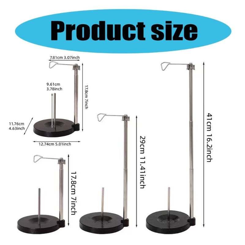 Adjustable Cone Thread Stand Holder for Sewing Machine Embroidery