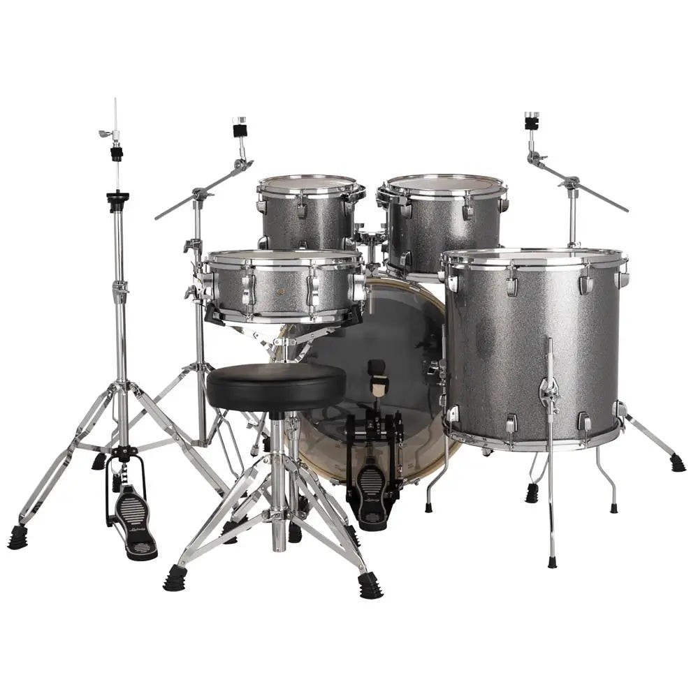 Ludwig Evolution 5pc Drum Set w/Hardware (22"BD) Platinum Sparkle