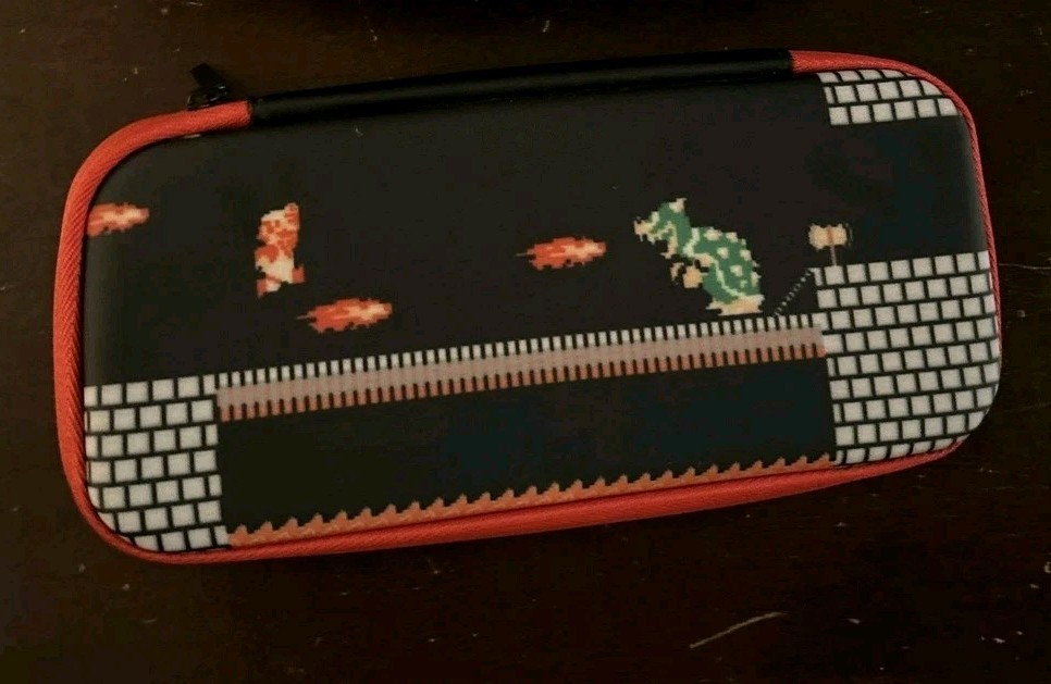 NINTENDO SWITCH GAME CASE SUPER  MARIO BROS GENUINE AUTHENTIC HOLDER NEVER USED