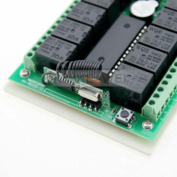 12 Channel Wireless Radio RF Remote Control System