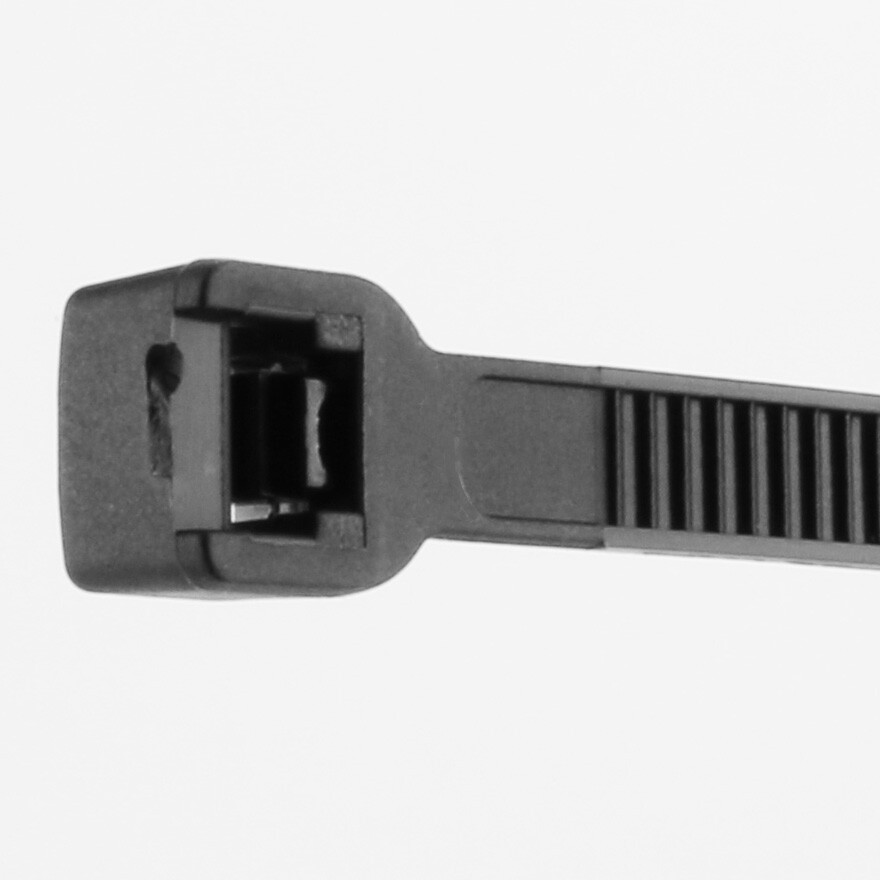 200 Pack Construct Pro 14” Cold Weather Self-Locking Nylon Cable Ties Black Zip