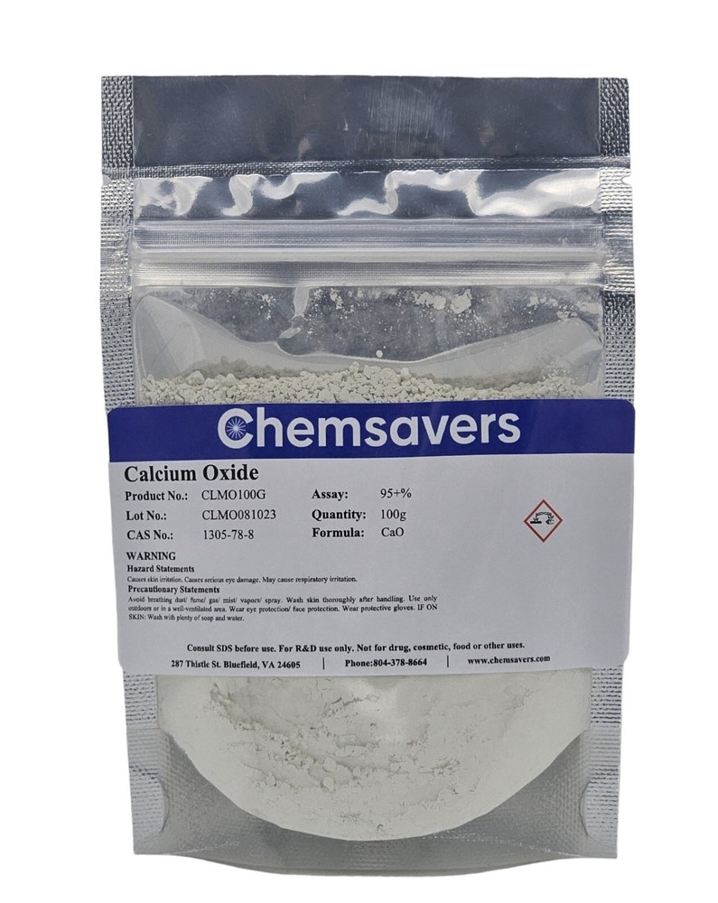 Calcium Oxide, 95+%, 100g