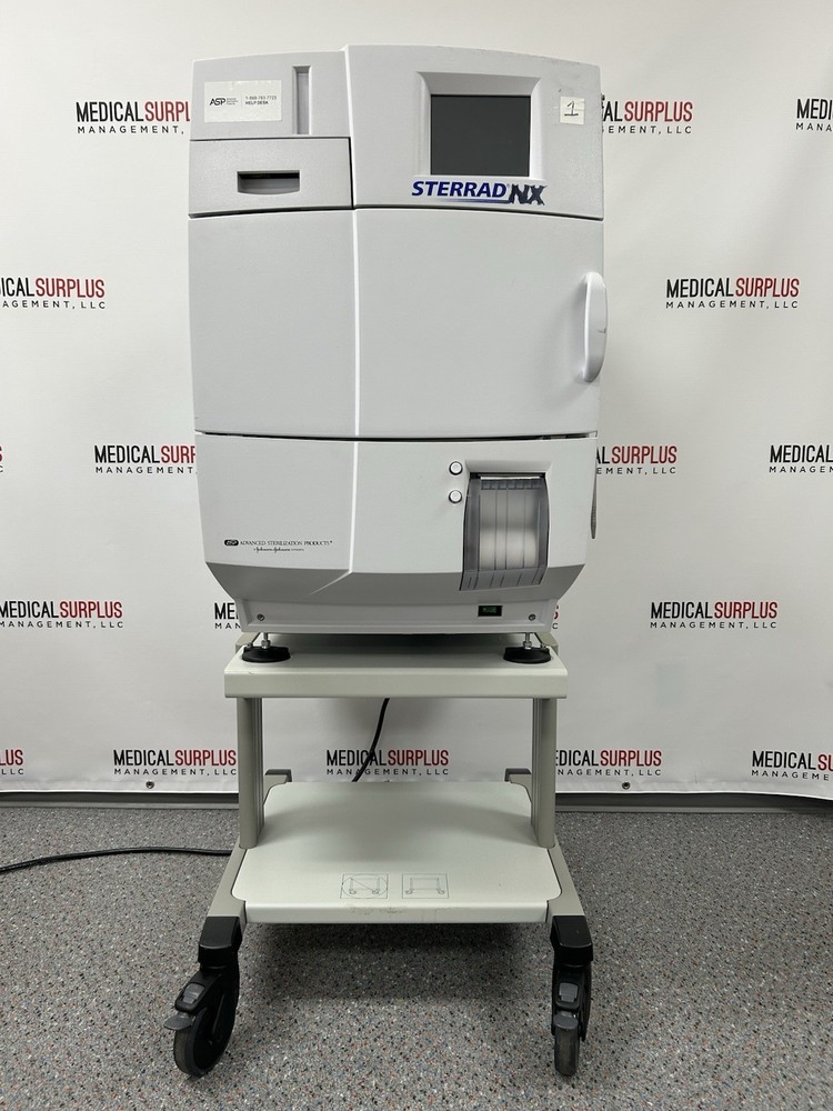 ASP Sterrad NX Plasma Sterilizer System Ref 10033  w/Rolling Cart