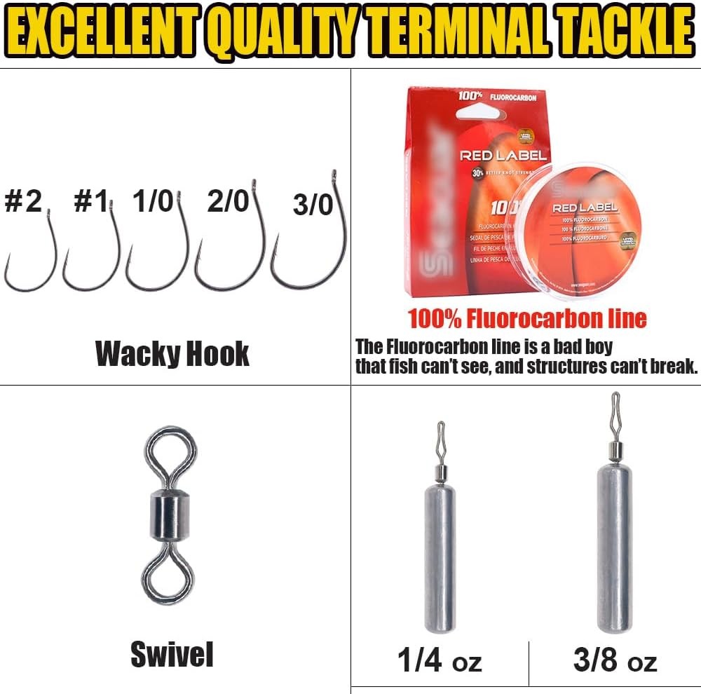 Drop Hook Size 2/0-Weight 3/8 oz-Qty 5, 5