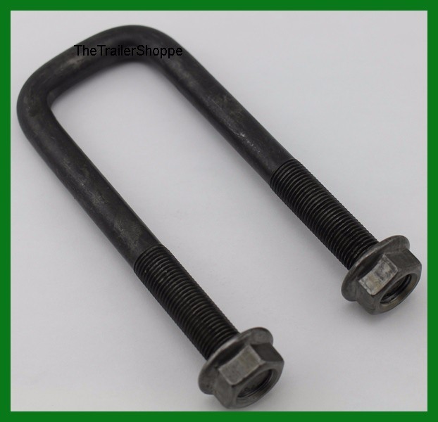 Trailer Steel Ubolts 1-1/2" Square Axle Spring U-Bolt 1/2" X 5" Long -Set of 4