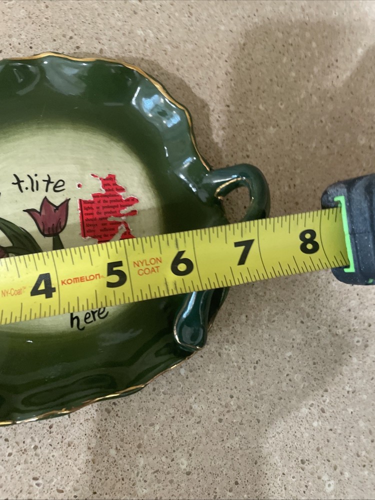 Blue Sky Tea Lite Porcelain Base Leaf