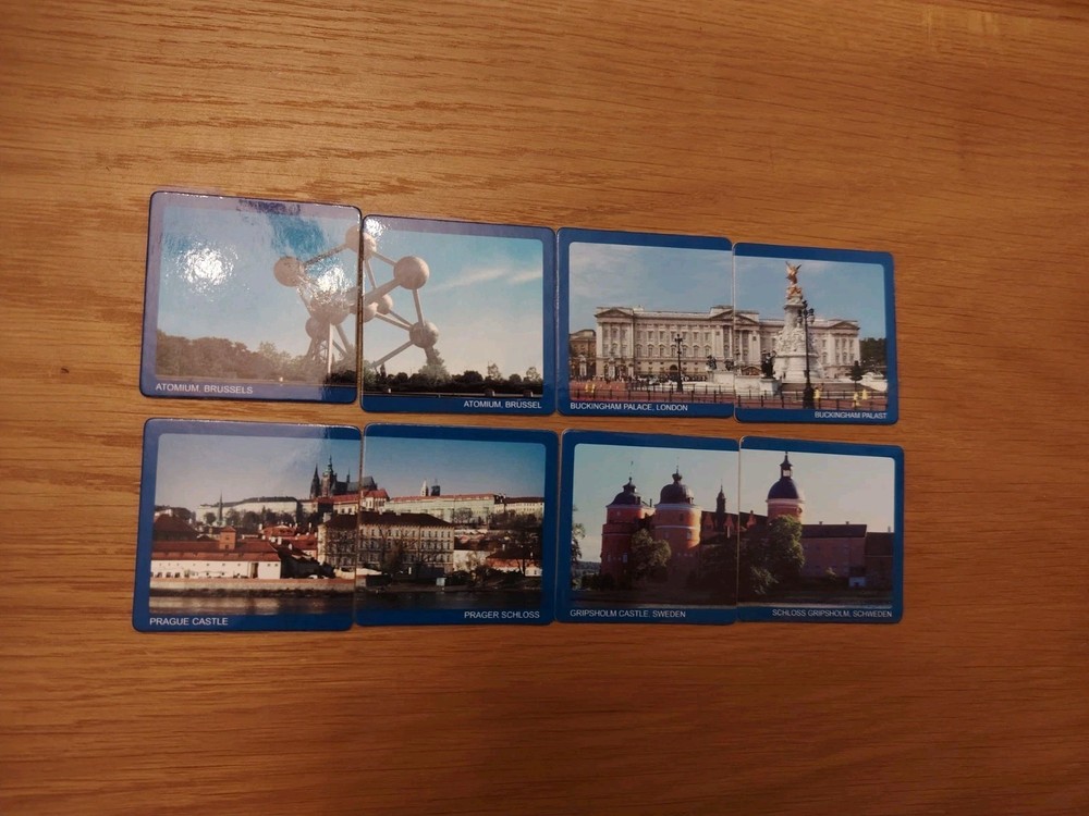 Brain Game Memory Card Game Famous Landmarks Readers Digest