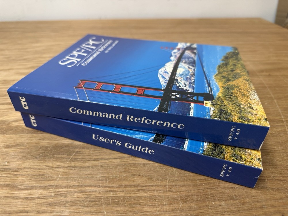 SPF/PC Command Reference for OS/2 and DOS Books User's Guide