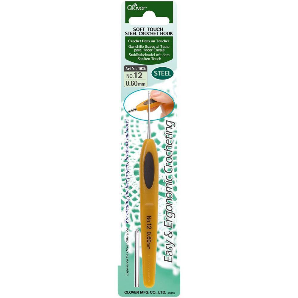Clover, Soft Touch Steel Crochet Hook