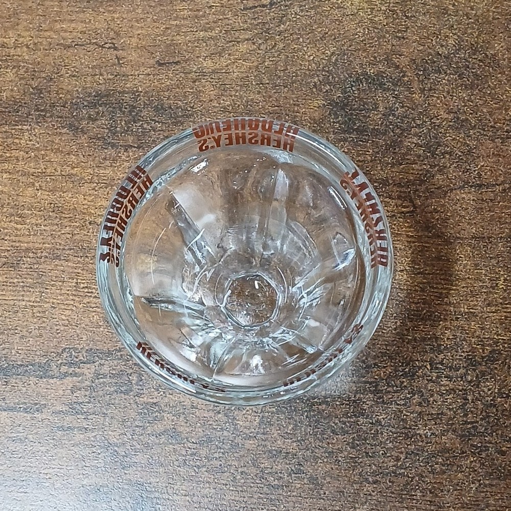 Hersheys Chocolate 3" Glass Sundae Cup, Hershey, Hershey's