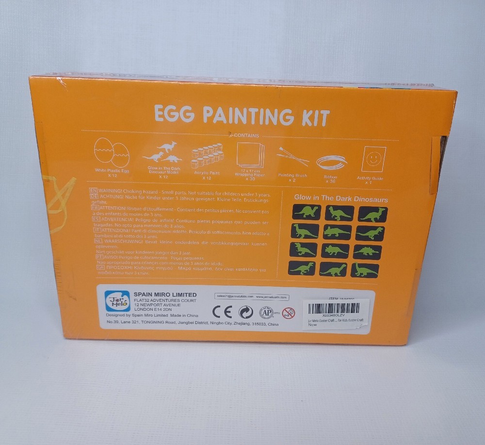 Easter Egg Decorating Kit Plastic Eggs Dinosaurs Paint