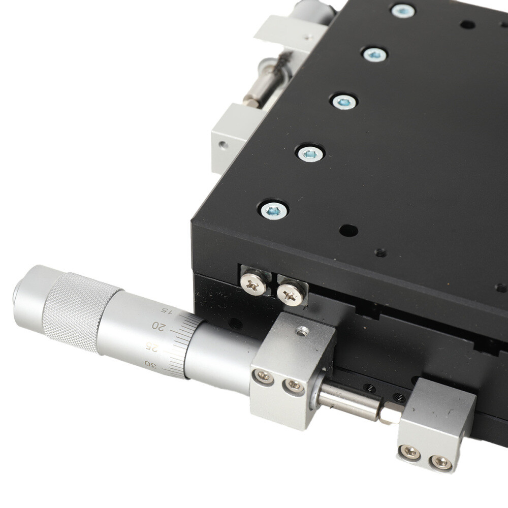 XY Linear Stage Manual Precision Linear Stage 125x125mm Sliding Table 2-Axis