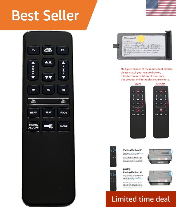 Adjustable Bed Remote Hand Control Replacement