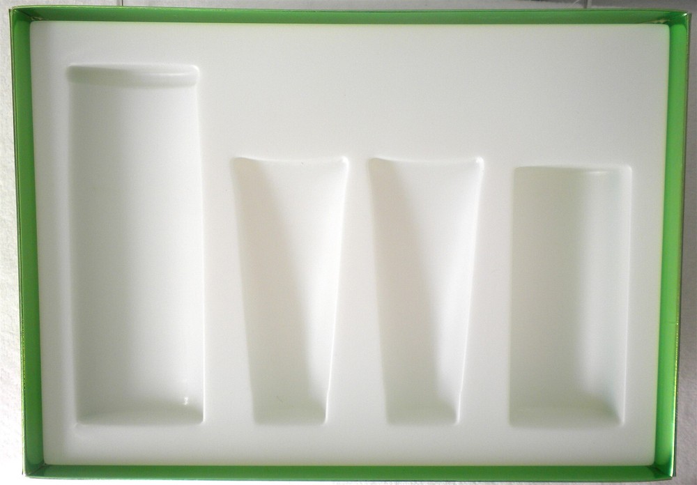 BIGGER PRESCRIPTIVES EMPTY PRETTY SHINY 3D GREEN GIFT KEEPSAKE BOX 13" X9" X2.5"