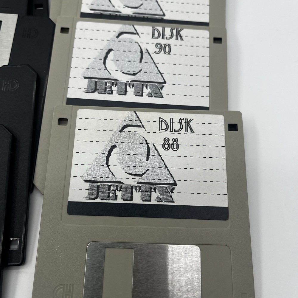 Fellowes Disc Storage With 3.5 Floppy Discs Untested VTG