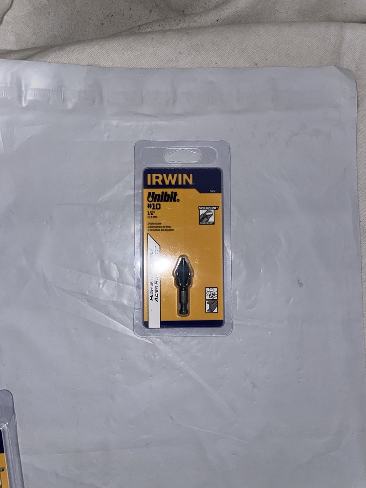Irwin Unibit #10 (1/2”) Speed Point 10310