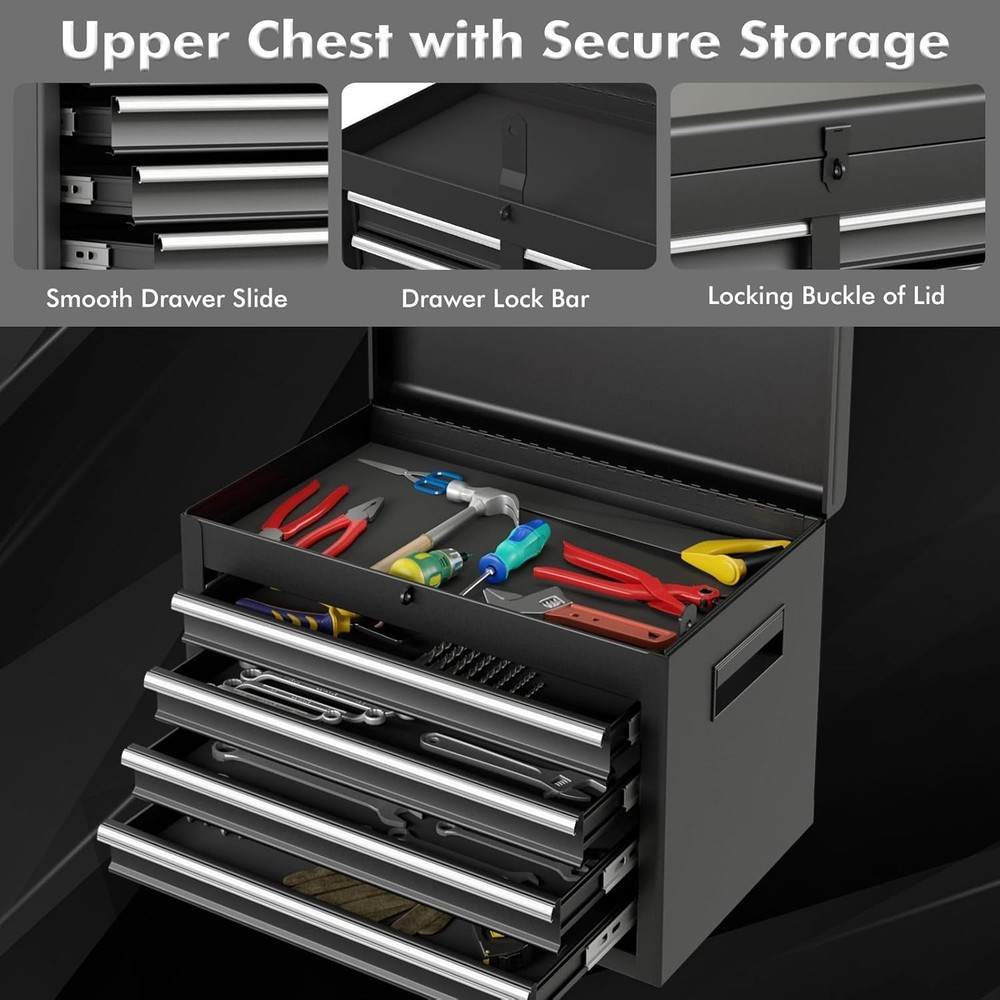 High Capacity Metal Tool Box for Tools Organization