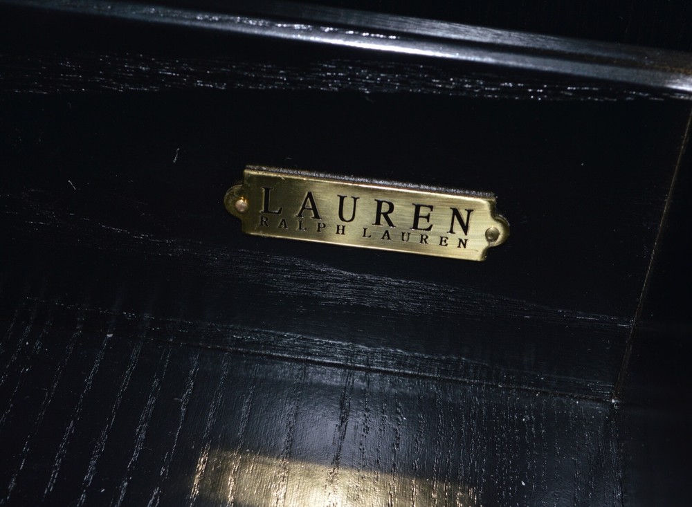 Ralph Lauren Modern Ebonized Buffet Sideboard (A)