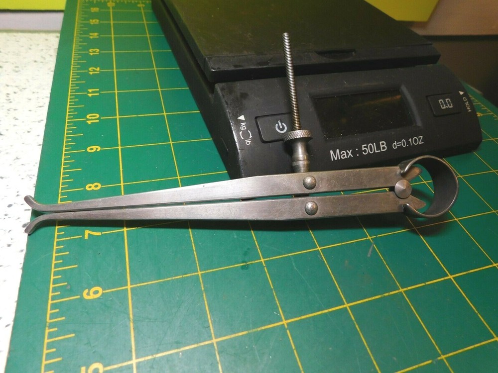 Vtg.Sampson Tool Co.7" Flat Leg Spring Type Inside caliper