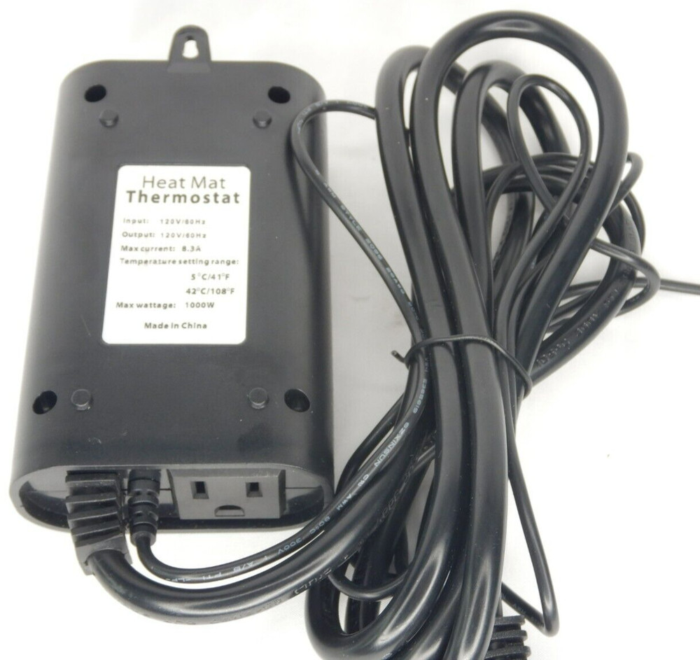 1000W Reptile Temperature Controller Quick Respond Digital Heat Mat Thermostat