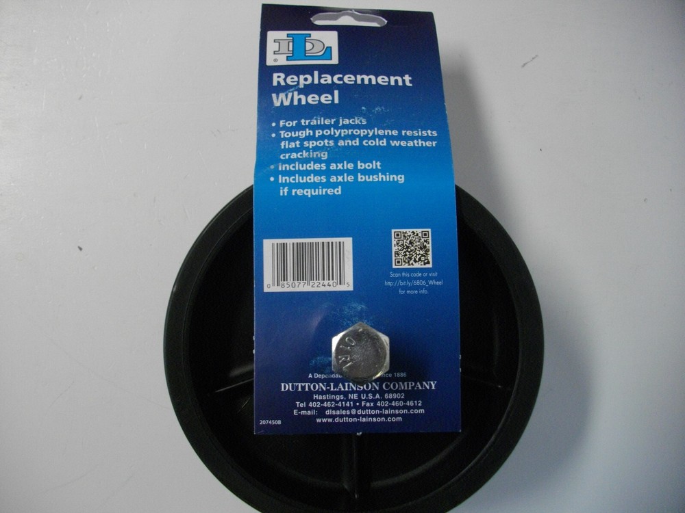 Dutton-Lainson 6806 Trailer Jack 6" Replacement Wheel