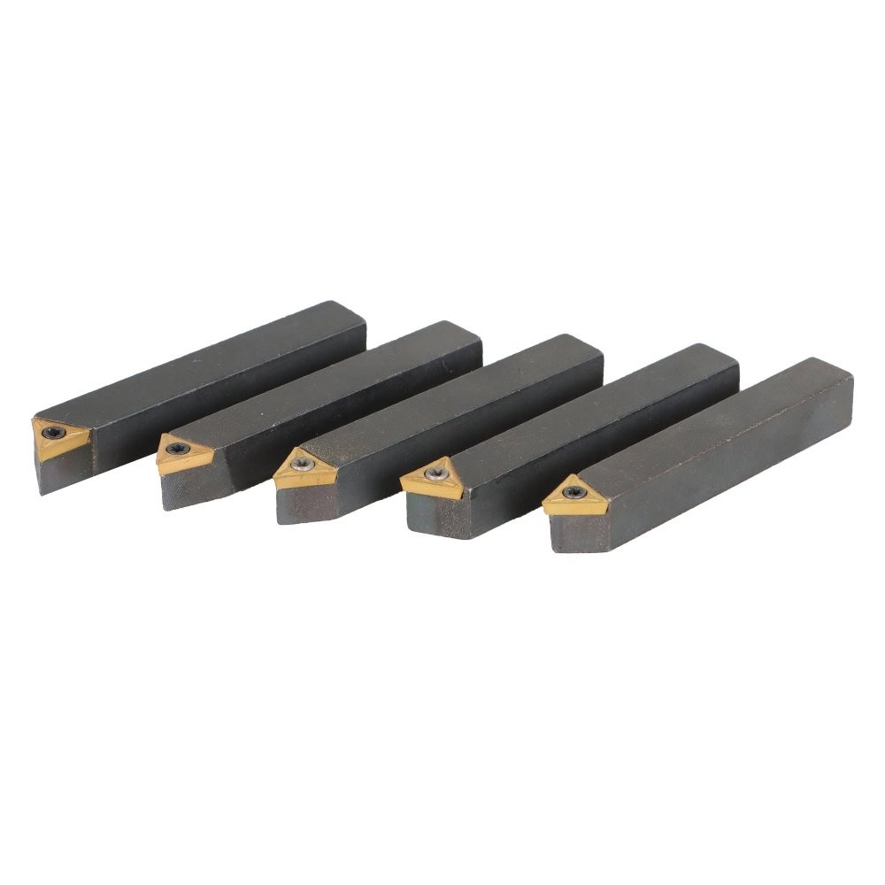 5 Pack 3/8 "lathe indexable carbide insert + turning tool bit holder kit