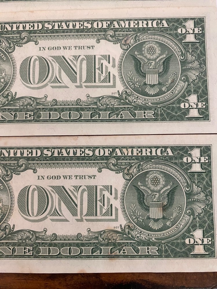 1957 A (6) consecutive numbered certificate notes