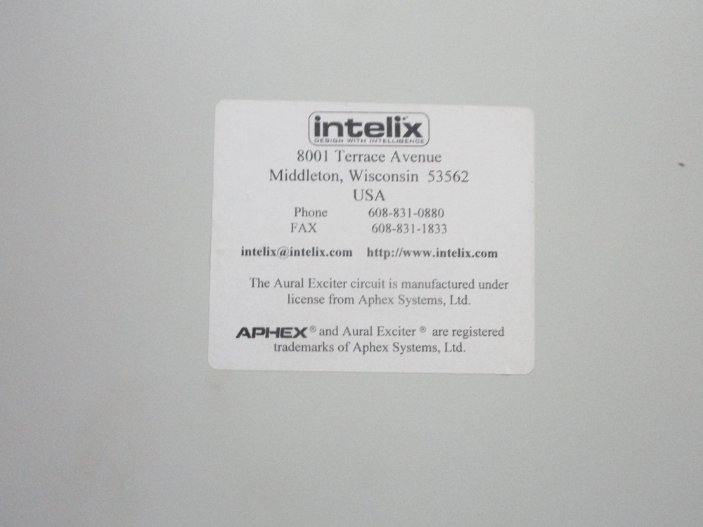 Aphex Aural Exciter Intelix VCX 8 Channel Mic preamp