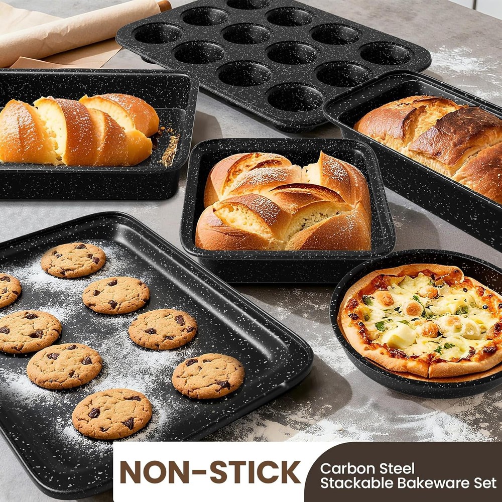 Pots & Pans Set Non Stick 31 Piece Kitchen Induction Cookware & Bakeware Set