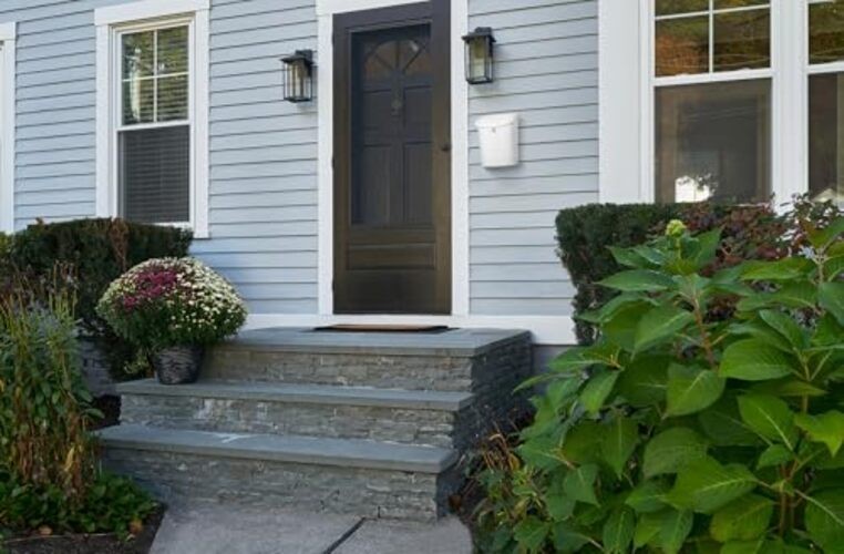 Parkside Locking, Vertical Wall-Mounted Mailbox for Outside, Medium White