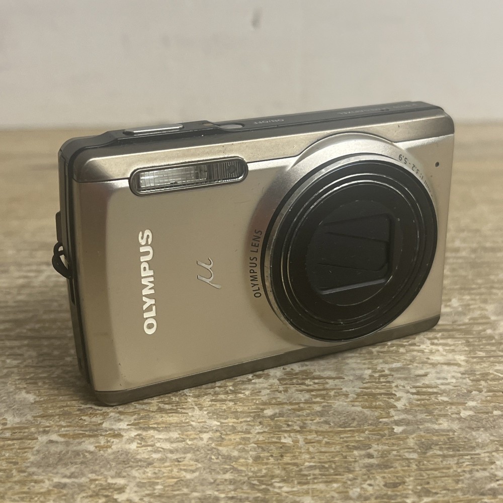 Olympus U9010 Compact Digital Camera Untested, Grey/black