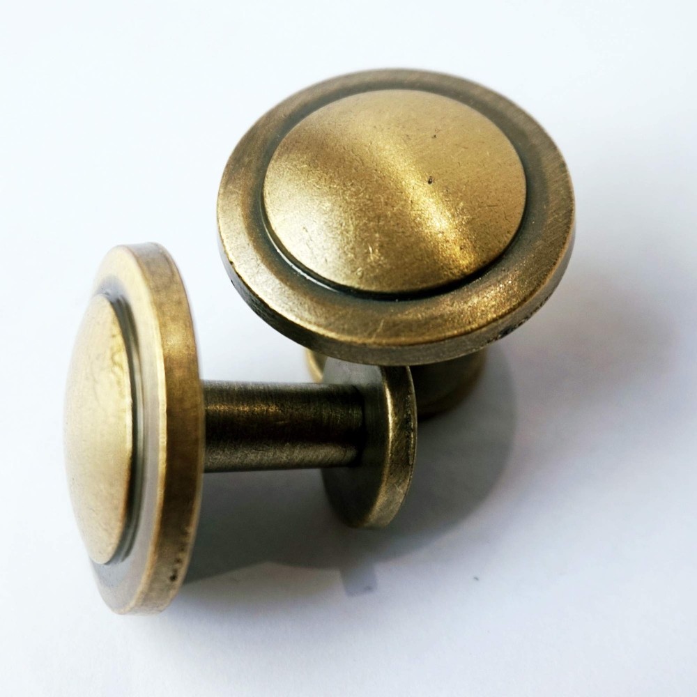 Bronze Vintage Dresser Knobs 12 Pack Antique Round Cabinet Knobs Pulls for Ki...